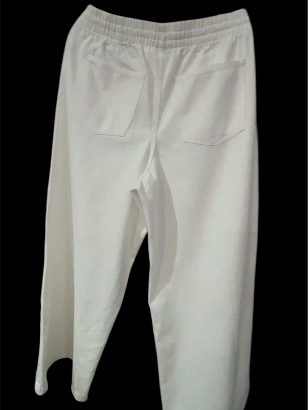 Universal Thread White Flare Drawstring Pants - Picture 3 of 4